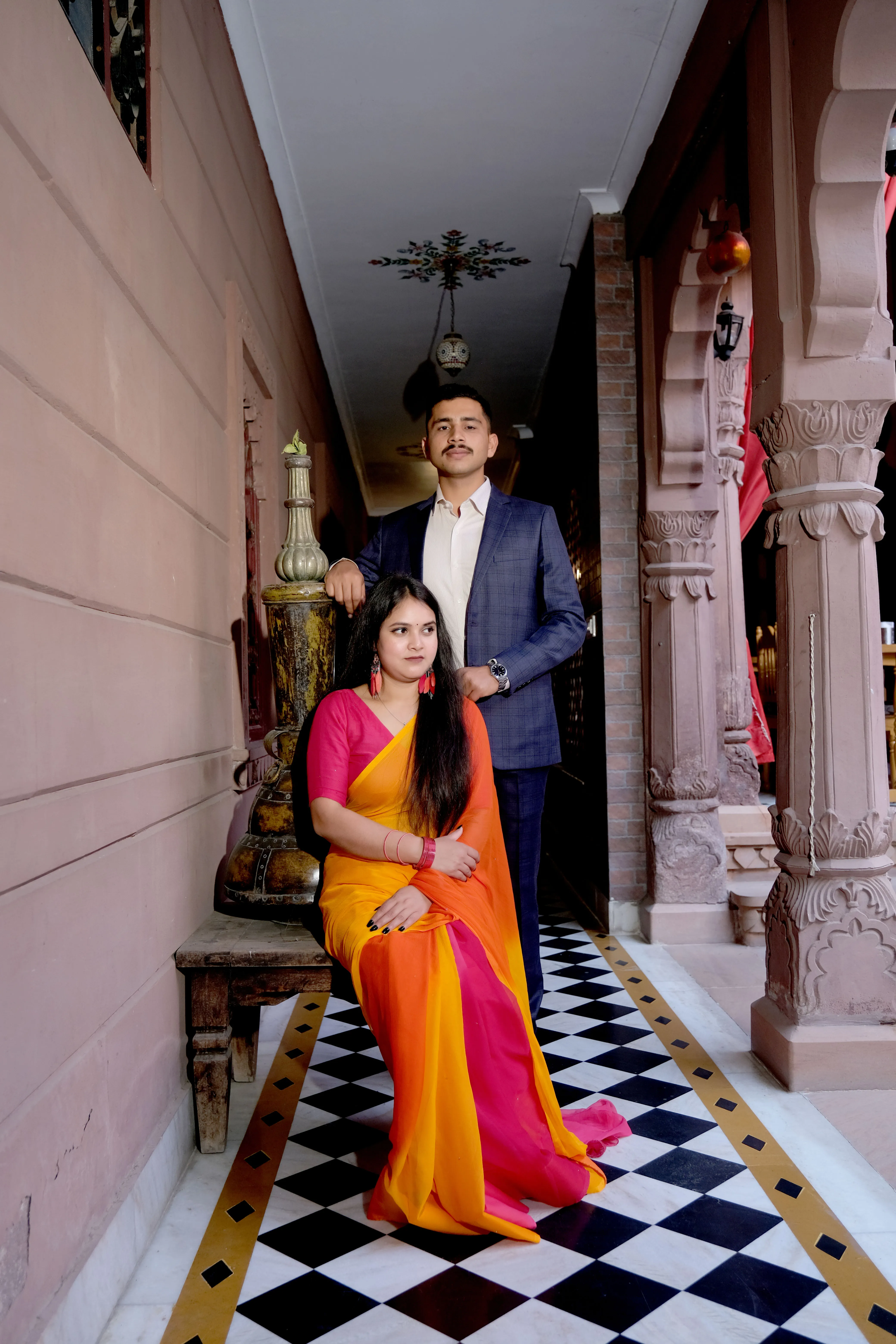 Pre Wedding Couple Pose Inspiration - Royal Portraits